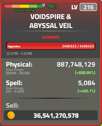 ULT WAR 96%